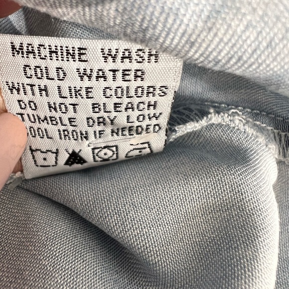 Chambray Button Down Blouse by Velvet & Heart - Picture 9 of 11